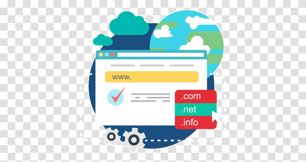 Registro De Dominios Domain And Hosting Service, Word, Security, Document Transparent Png