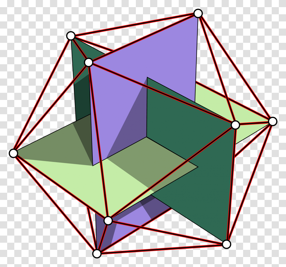 Regular Icosahedron Golden Rectangle Icosahedron, Triangle, Ornament, Pattern, Tent Transparent Png