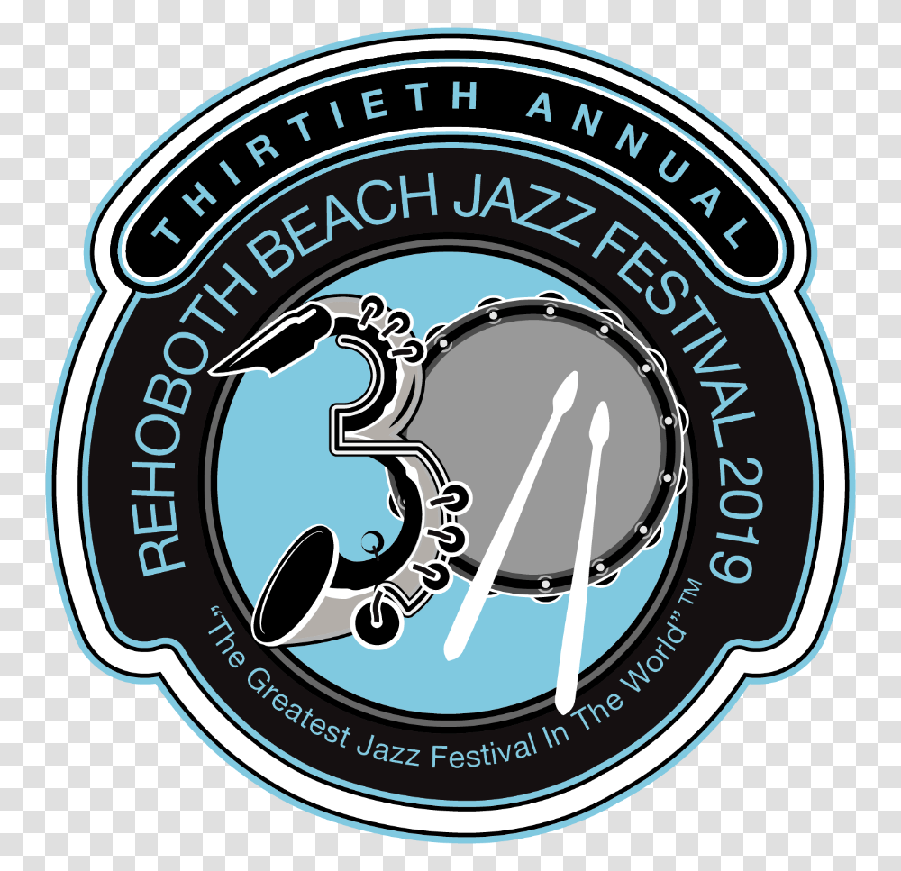 Rehoboth Beach Jazz Festival, Logo, Trademark, Badge Transparent Png