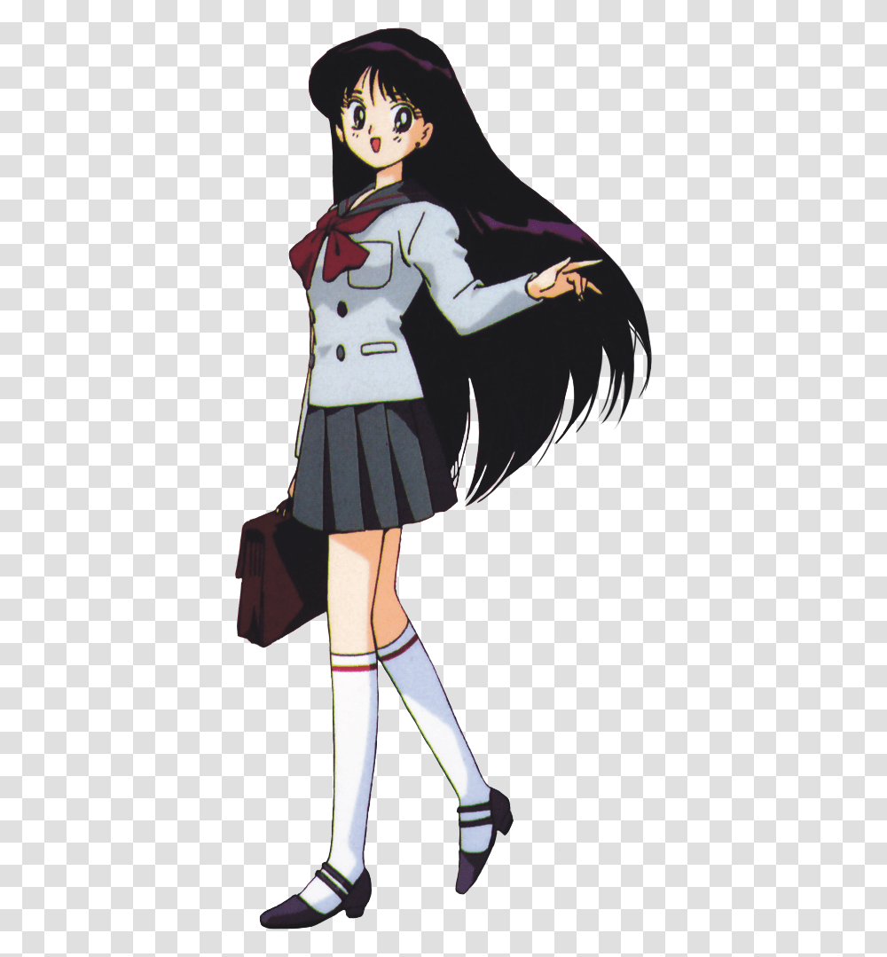 Rei Hino Anime Rei Sailor Mars, Person, Skirt, Leisure Activities Transparent Png