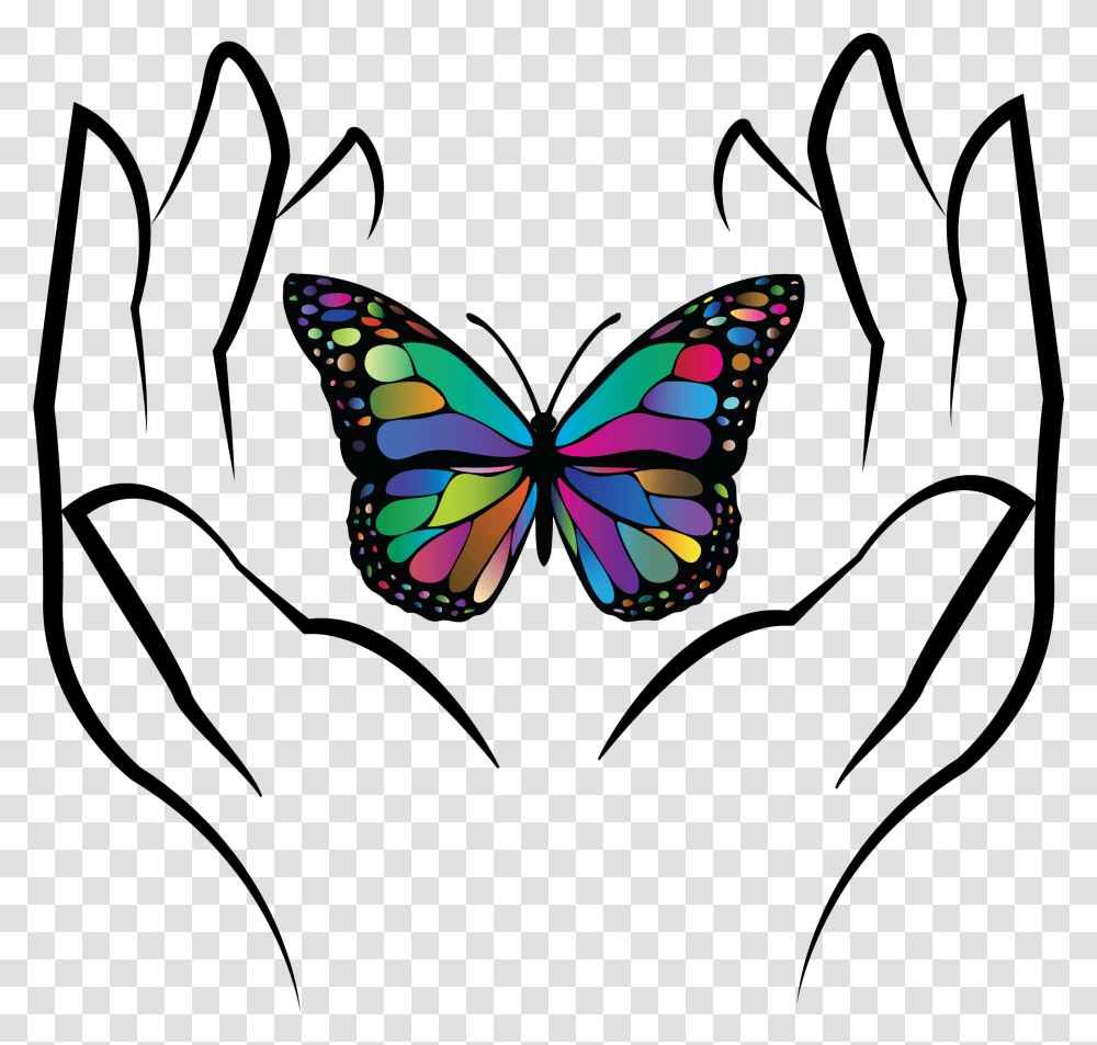 Reiki Kids And Crystals Color Butterfly, Pattern, Ornament, Animal Transparent Png