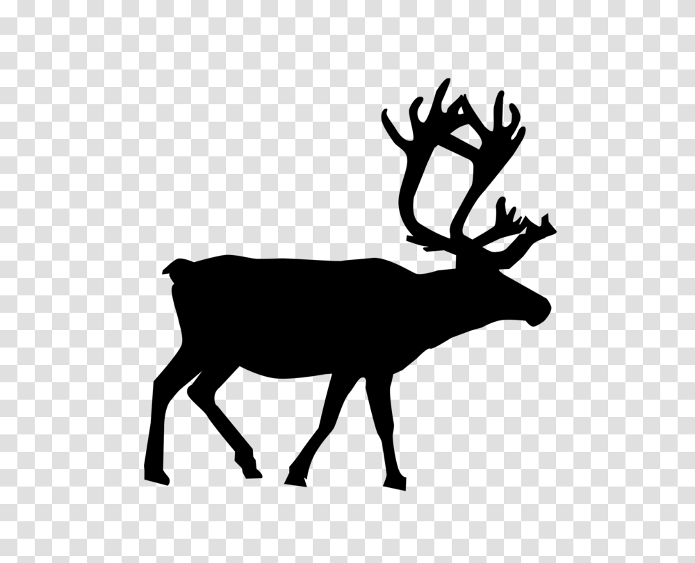 Reindeer Animal Silhouettes Drawing, Gray, World Of Warcraft Transparent Png