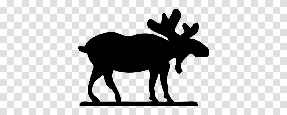 Reindeer Animal Silhouettes Drawing, Gray, World Of Warcraft Transparent Png