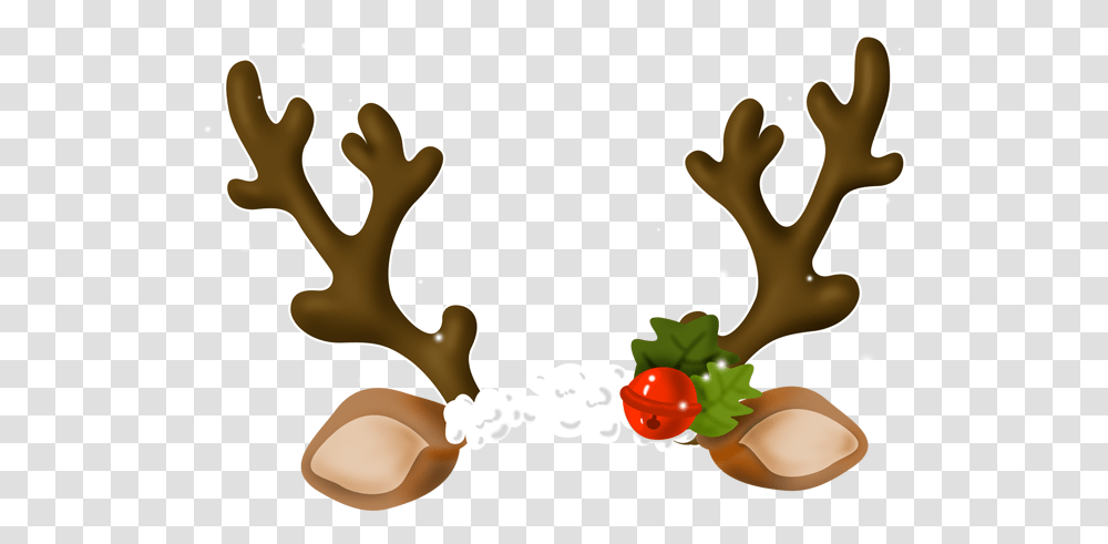 Reindeer Antler Horn Christmas Reindeer Antlers, Plant, Food, Tree, Fruit Transparent Png
