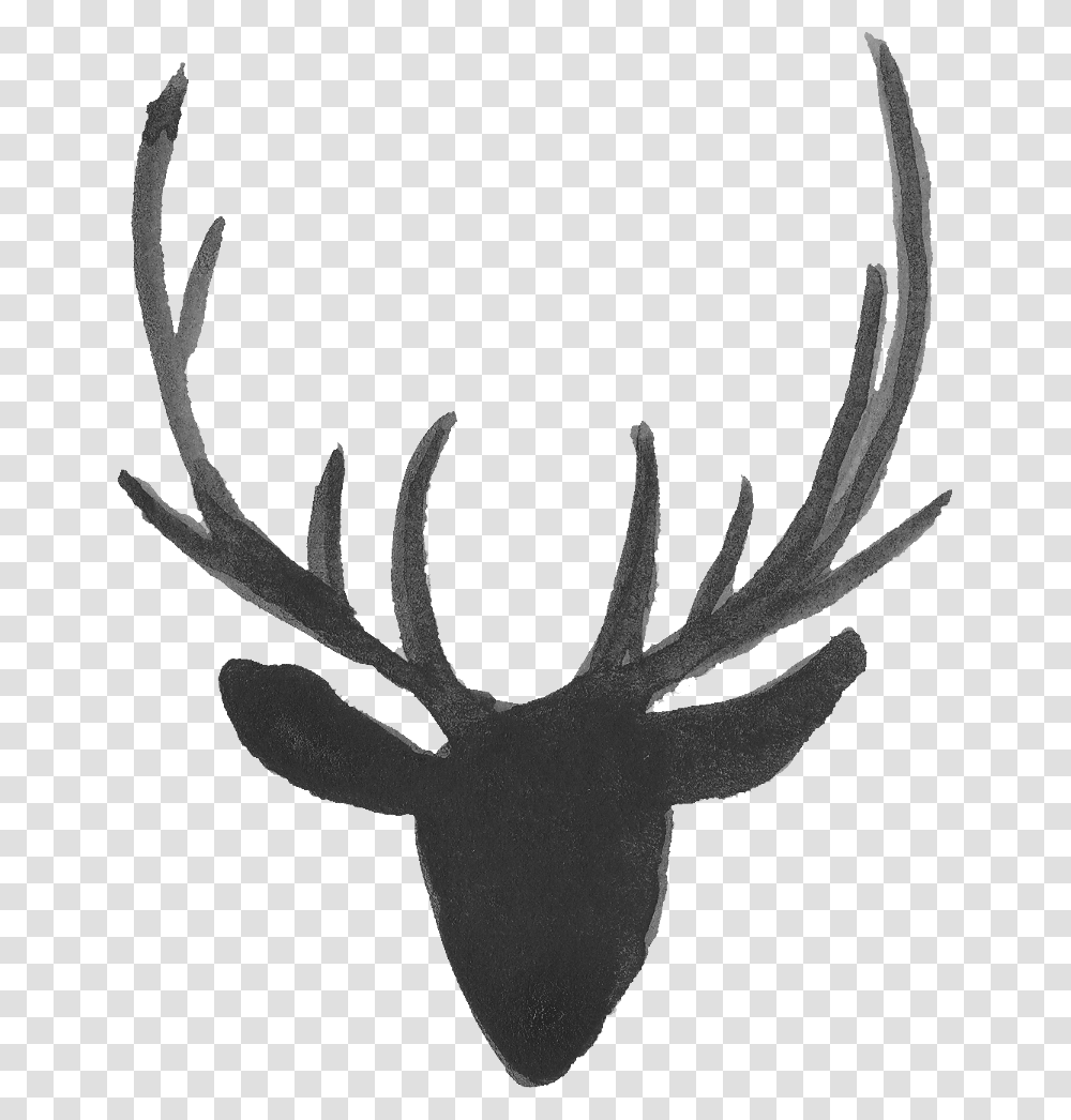 Reindeer Antler Moose Portable Network Graphics Deer Silhouette Head Background Transparent Png