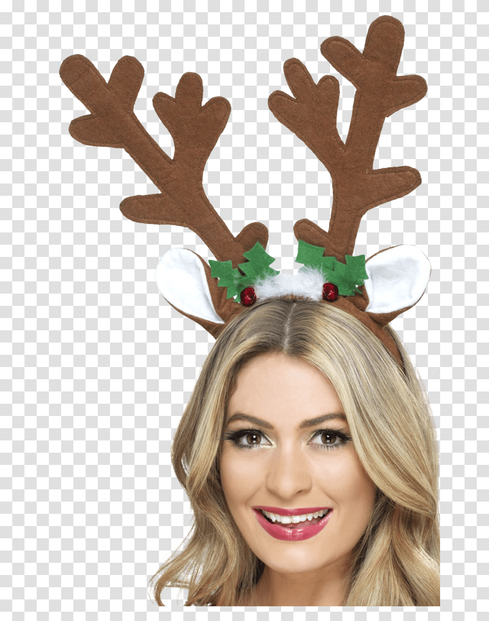 Reindeer Antlers Headband, Apparel, Person, Human Transparent Png
