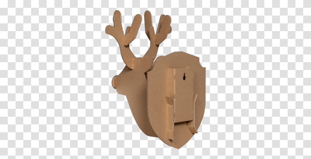 Reindeer, Cardboard, Paper, Hand Transparent Png