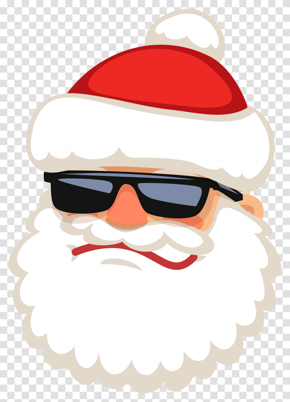Reindeer Claus Santa Handsome Free Photo Clipart Santa Claus Reindeers Clipart Free, Sunglasses, Accessories, Accessory, Face Transparent Png
