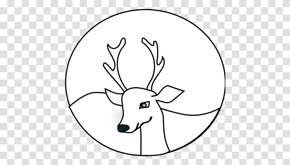 Reindeer Clipart Black And White Worried Boy Clipart Black And White, Wildlife, Mammal, Animal, Antler Transparent Png