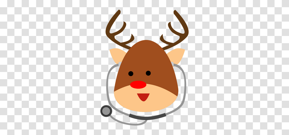 Reindeer Doctor Animal Antlers Healthcare Holidays, Food, Crawdad, Seafood, Sea Life Transparent Png