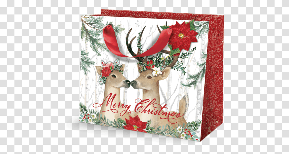 Reindeer, Envelope, Mail, Greeting Card, Bird Transparent Png