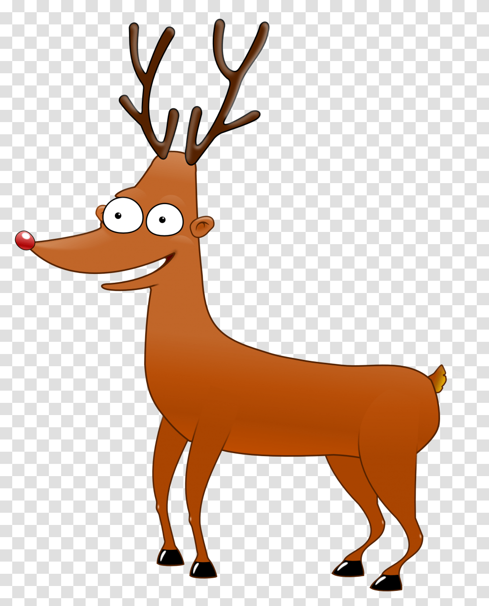 Reindeer Free Download Funny Deer, Wildlife, Mammal, Animal, Elk Transparent Png