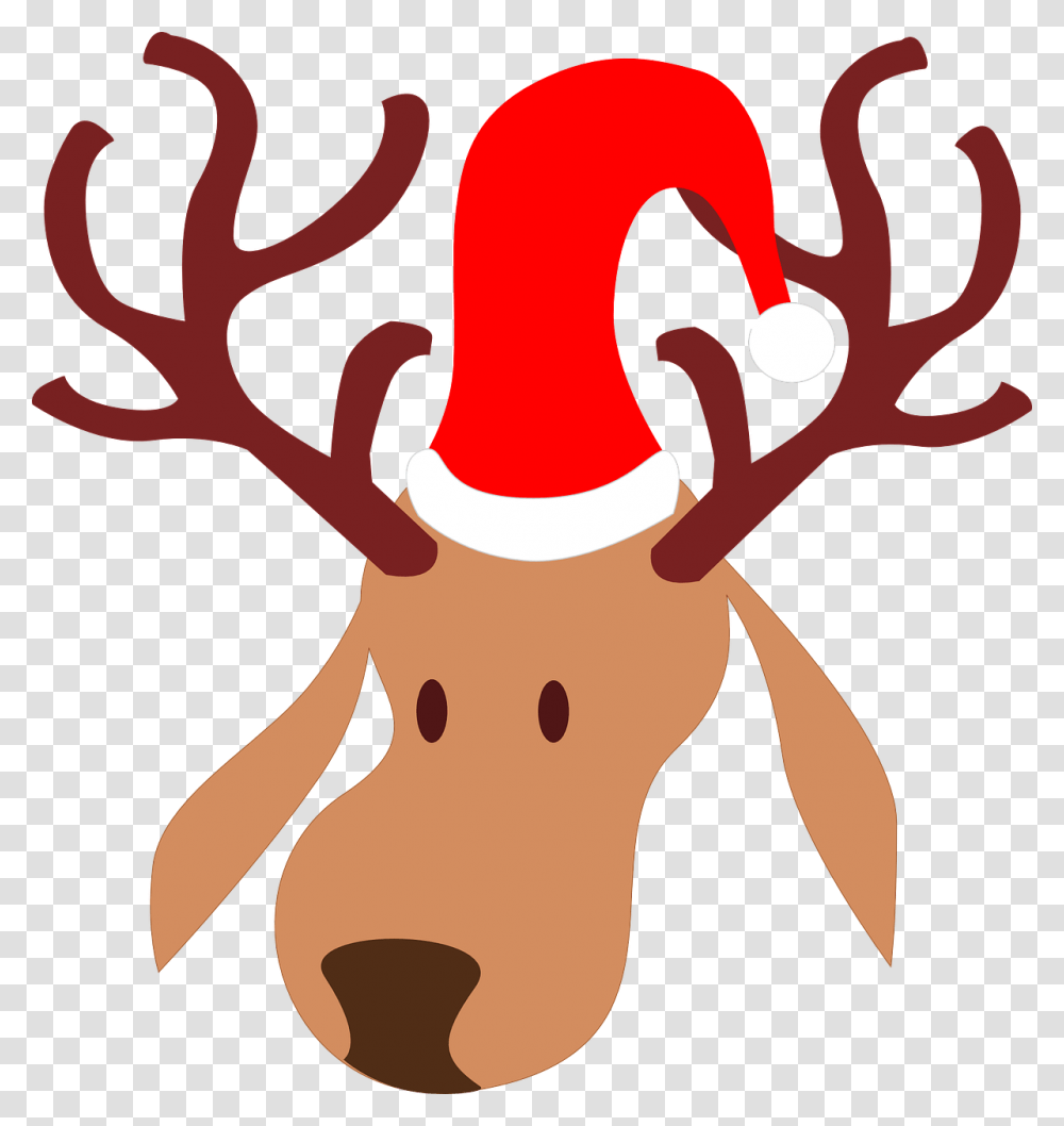 Reindeer Hat Clipart, Animal, Food, Mammal, Sea Life Transparent Png