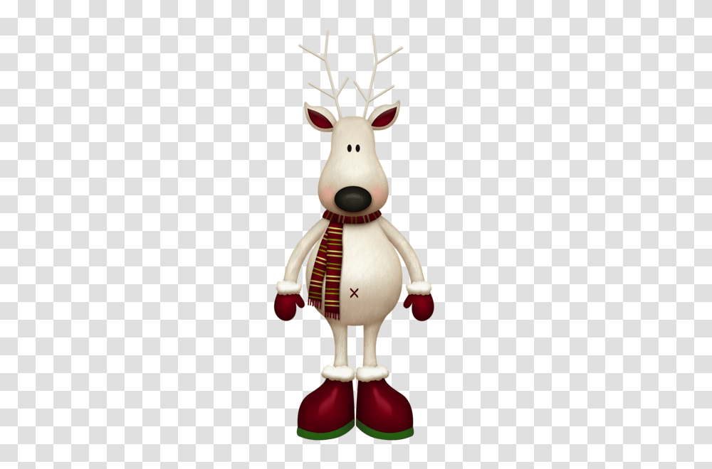 Reindeer, Holiday, Figurine, Toy, Doll Transparent Png