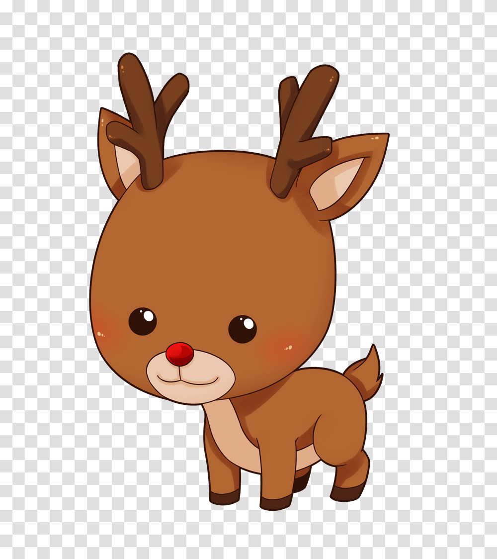 Reindeer, Holiday, Toy, Plush, Cupid Transparent Png