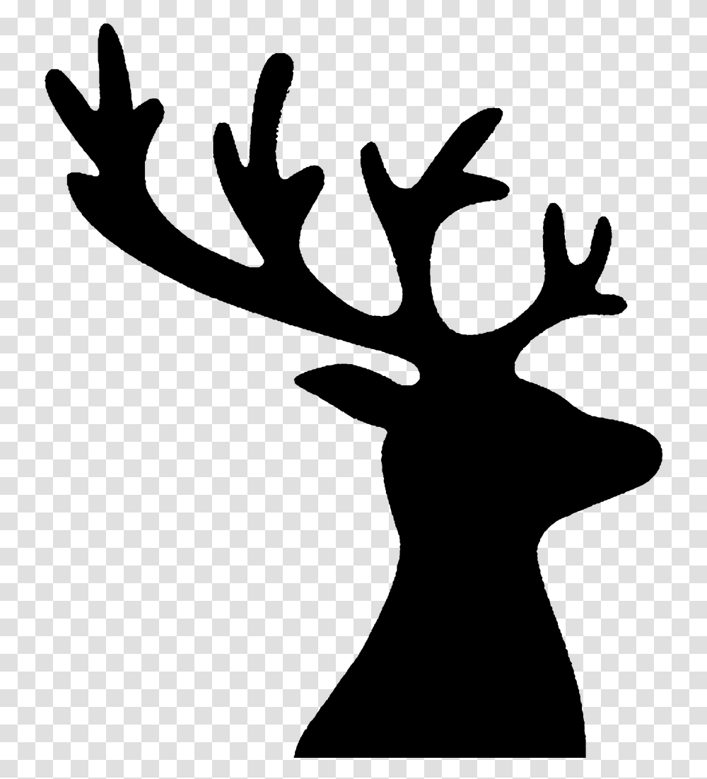 Reindeer Red Deer Antler Elk Reindeer, Gray, World Of Warcraft Transparent Png