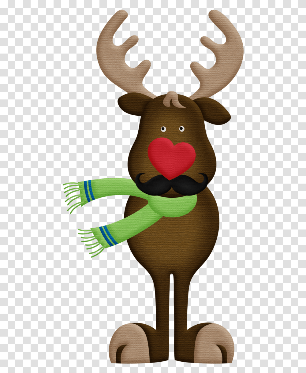 Reindeer Santa Claus Christmas Ornament Deer For Animal Figure, Mammal, Plush, Toy, Aardvark Transparent Png