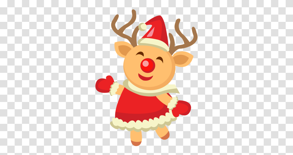 Reindeer Santa Claus Rudolph Deer For Christmas 2836x2835 Wall Decal, Performer, Snowman, Winter, Outdoors Transparent Png