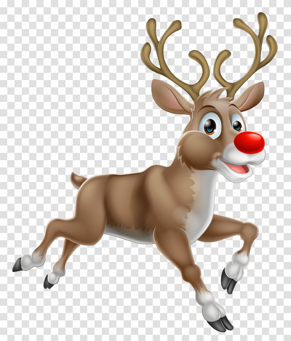 Reindeer Scarf Free Clipart Christmas Reindeer, Animal, Mammal, Person, Wildlife Transparent Png