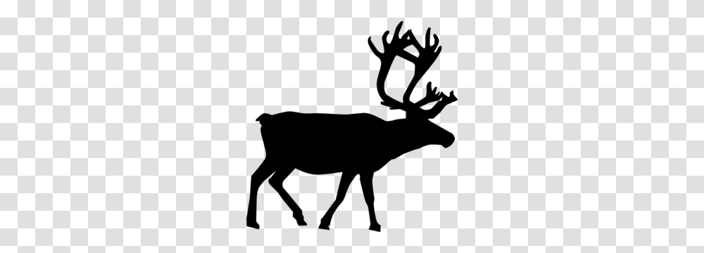 Reindeer Silhouette Clip Art, Gray, World Of Warcraft Transparent Png