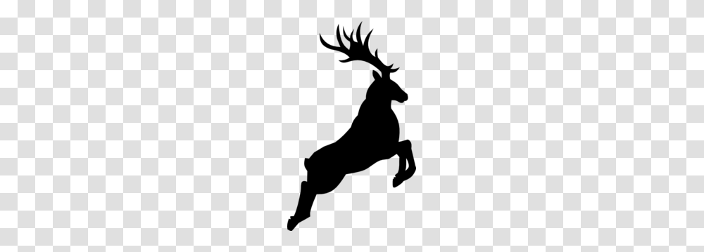 Reindeer Silhouette Clip Art, Gray, World Of Warcraft Transparent Png