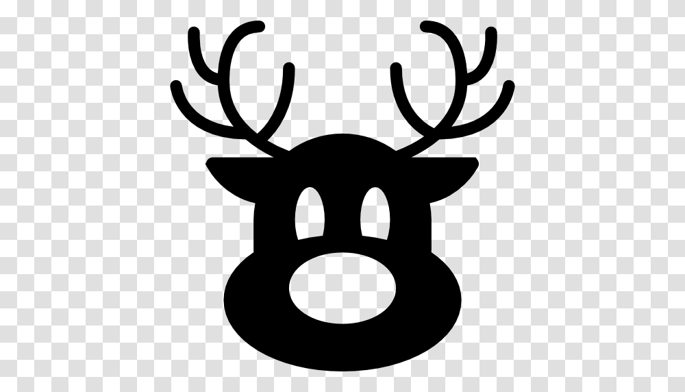 Reindeer, Stencil, Sticker, Label Transparent Png