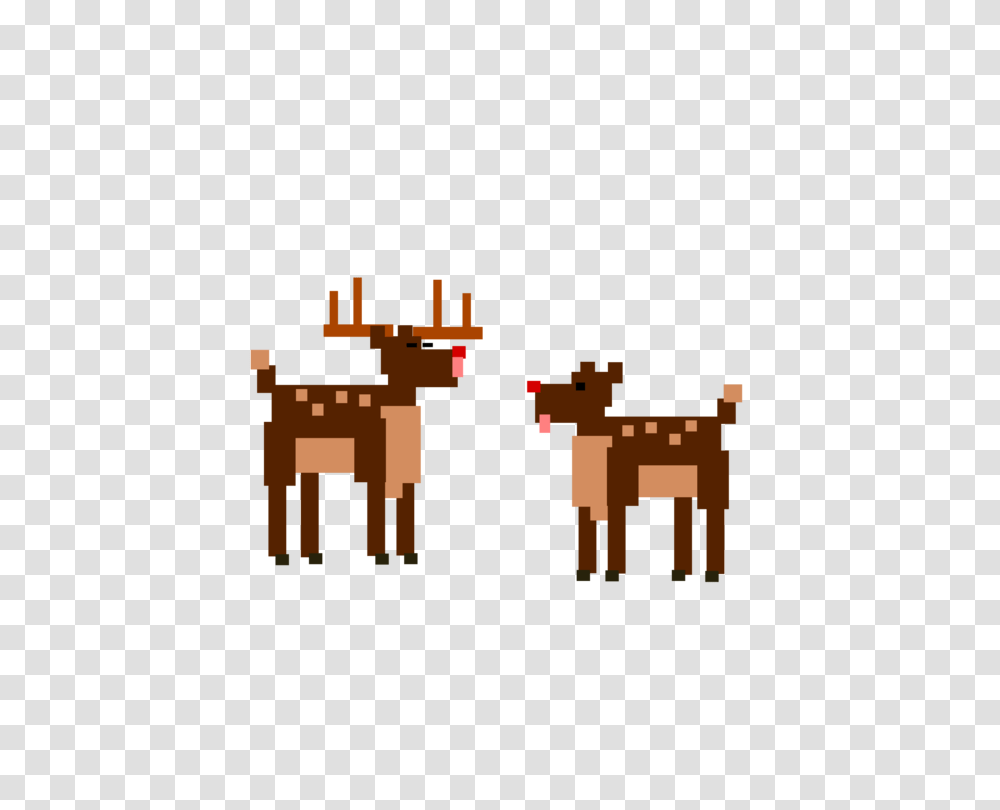 Reindeer Strange Deer Computer Icons Cattle, Minecraft, Cross Transparent Png