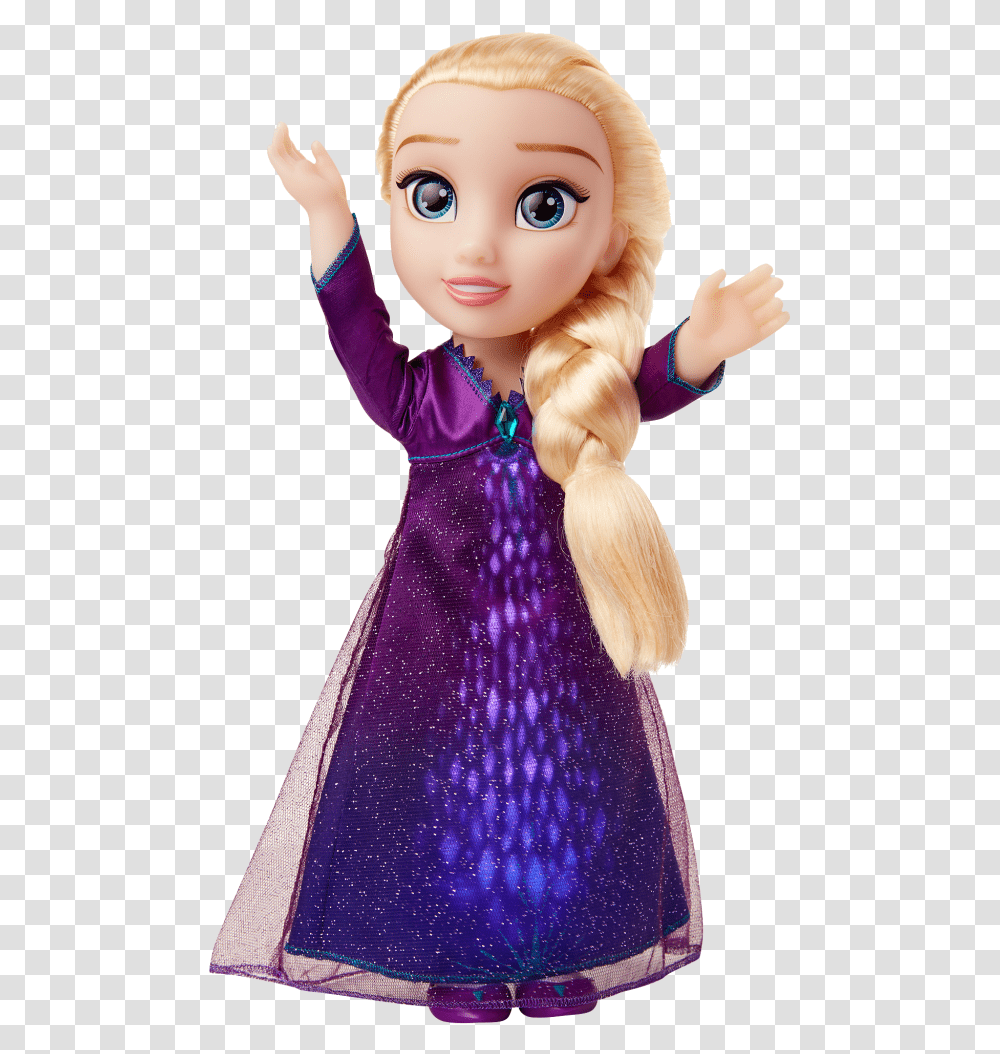 Reine Des Neiges Singing Elsa Doll, Toy, Hair, Costume, Girl Transparent Png