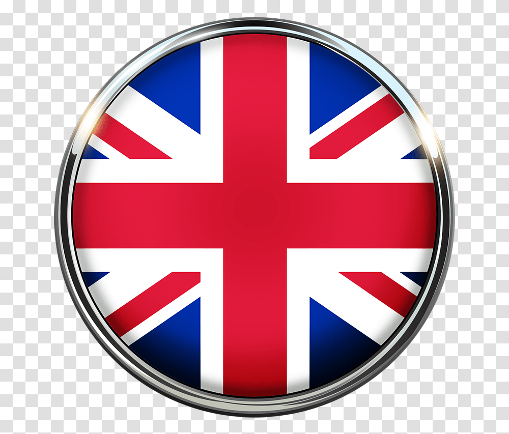 Reino Unido Tiene Un Rol En La Recesin En Estados English Flag In A Circle, Logo, Trademark, First Aid Transparent Png