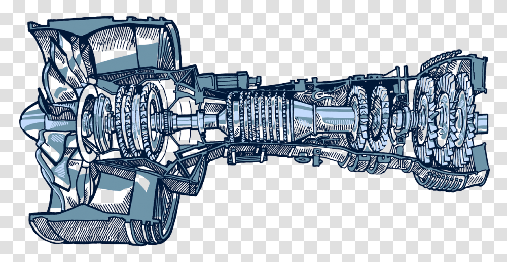 Reinventing The Jet Engine Assault Rifle, Machine, Motor, Turbine Transparent Png