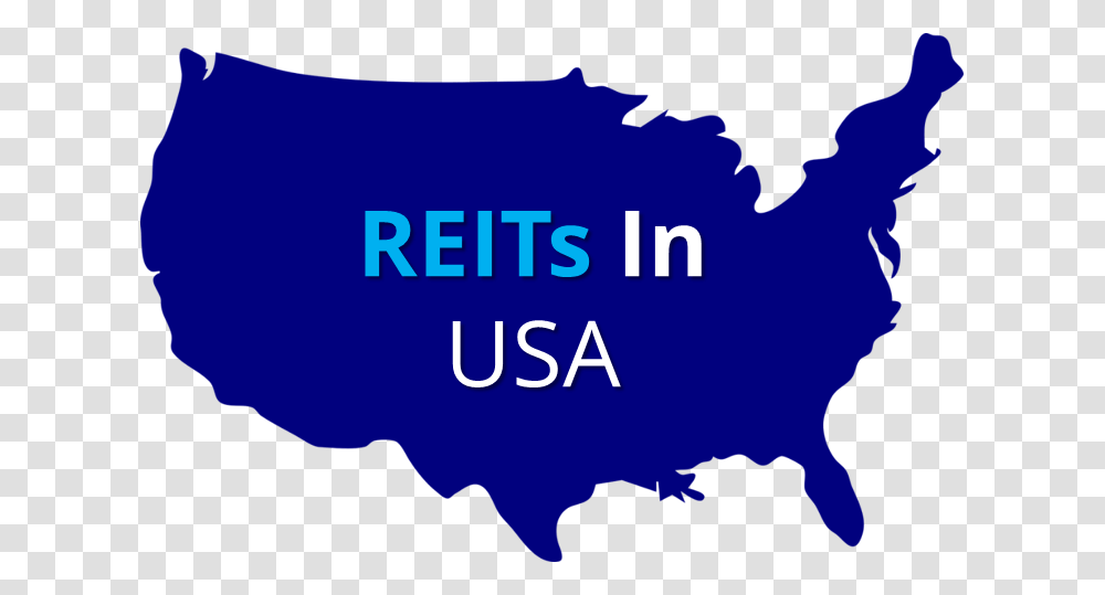 Reits In The United States 16th June Usa Map Outline Color, Nature, Outdoors Transparent Png