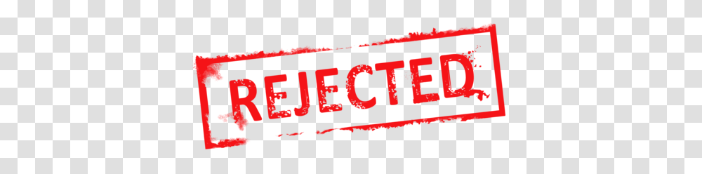 Rejected Common Reasons Publishers Give When Rejecting, Word, Label, Alphabet Transparent Png