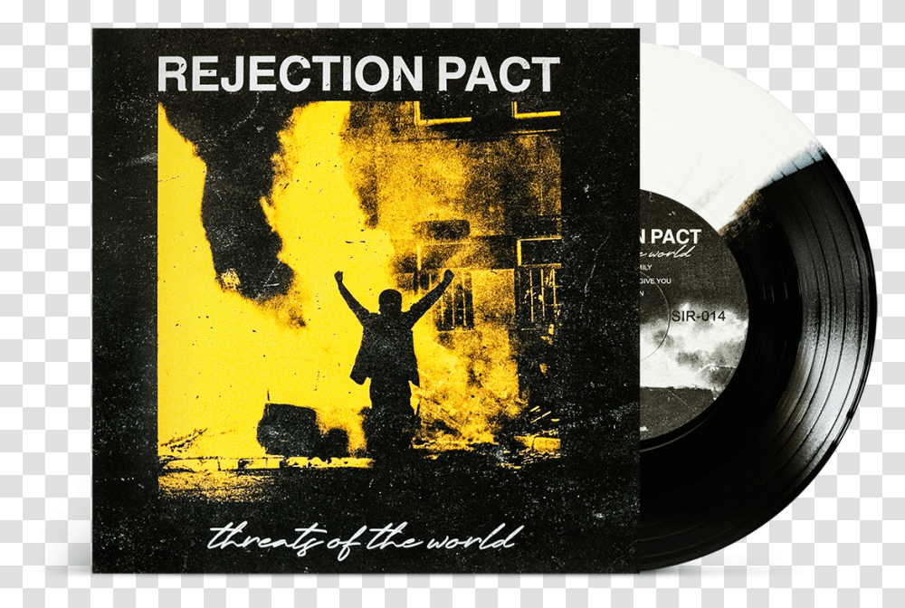 Rejection Pact Black White Split Rejection Pact, Person, Human, Disk, Poster Transparent Png