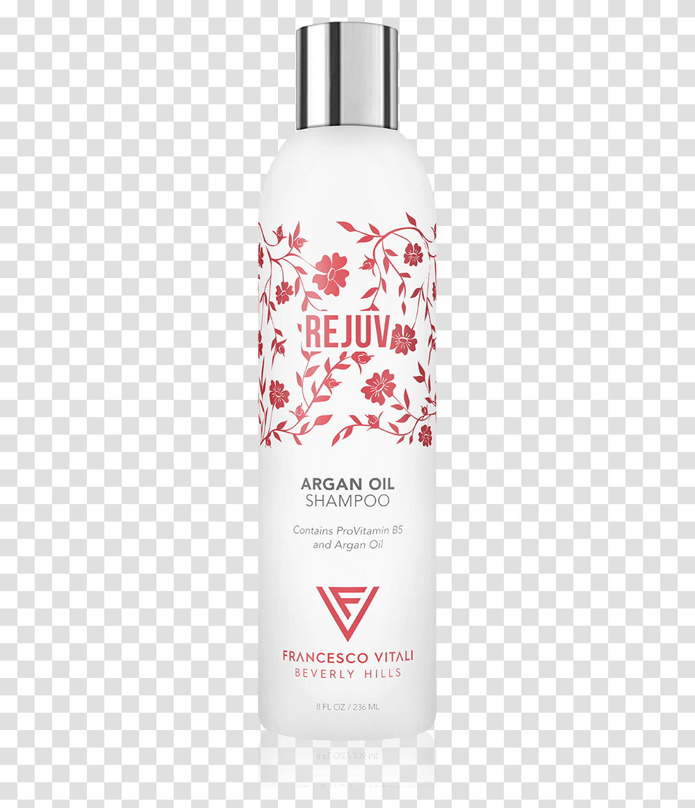Rejuv Argan Oil Shampoo Bottle, Floral Design, Pattern Transparent Png