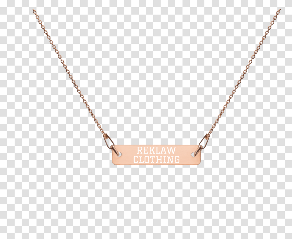 Reklawclothing 18k Rose Gold Chain Necklace, Jewelry, Accessories, Accessory, Pendant Transparent Png