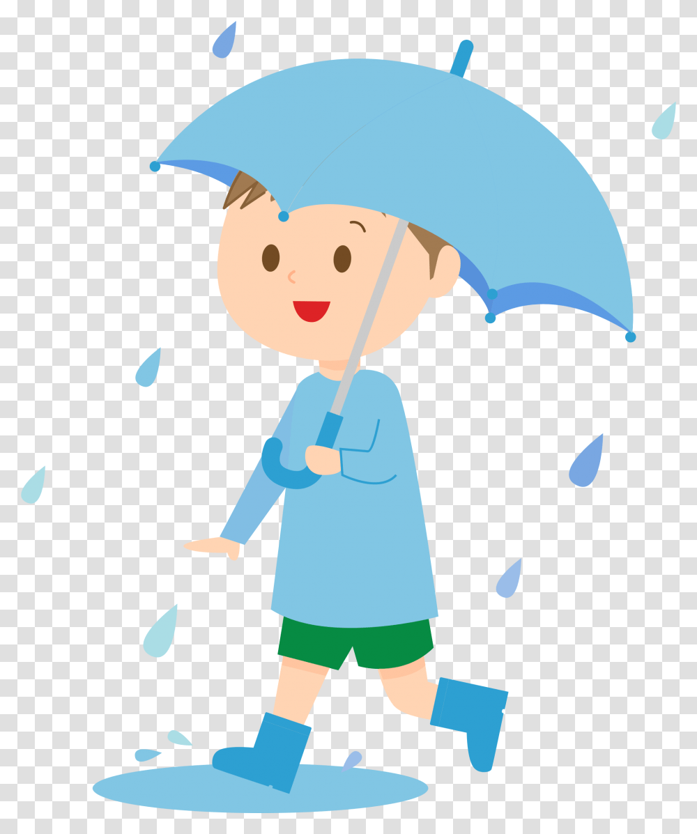 Related For Child With Umbrella Clipart Boy With Umbrella Clipart, Female, Girl, Face, Teen Transparent Png