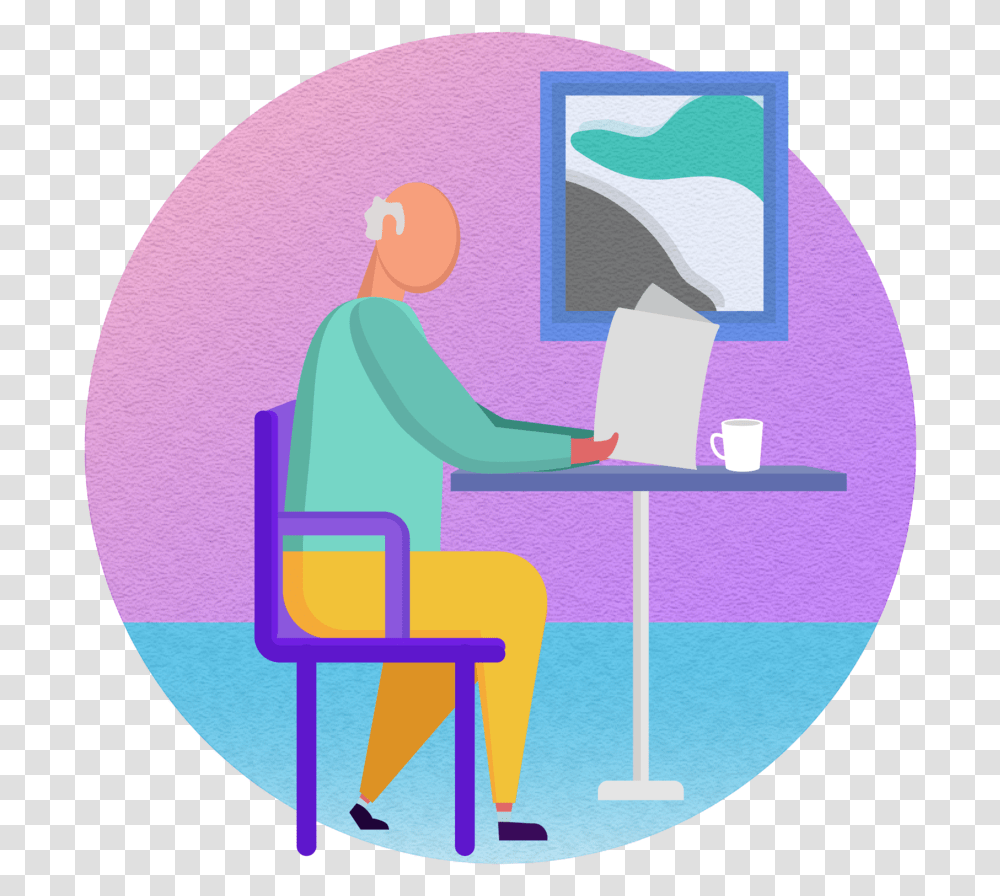 Related For Sick Clipart Man Sitting, Standing, Electronics, Leisure Activities, Poster Transparent Png