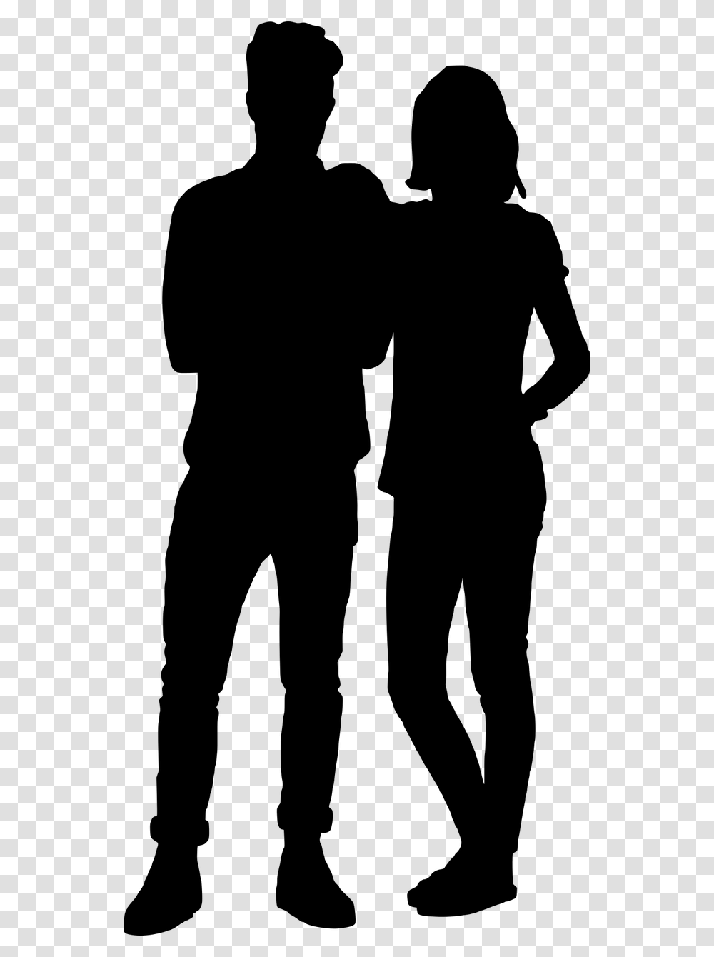Relationship Men Women Free Picture Men And Women Silhouette, Gray, World Of Warcraft Transparent Png