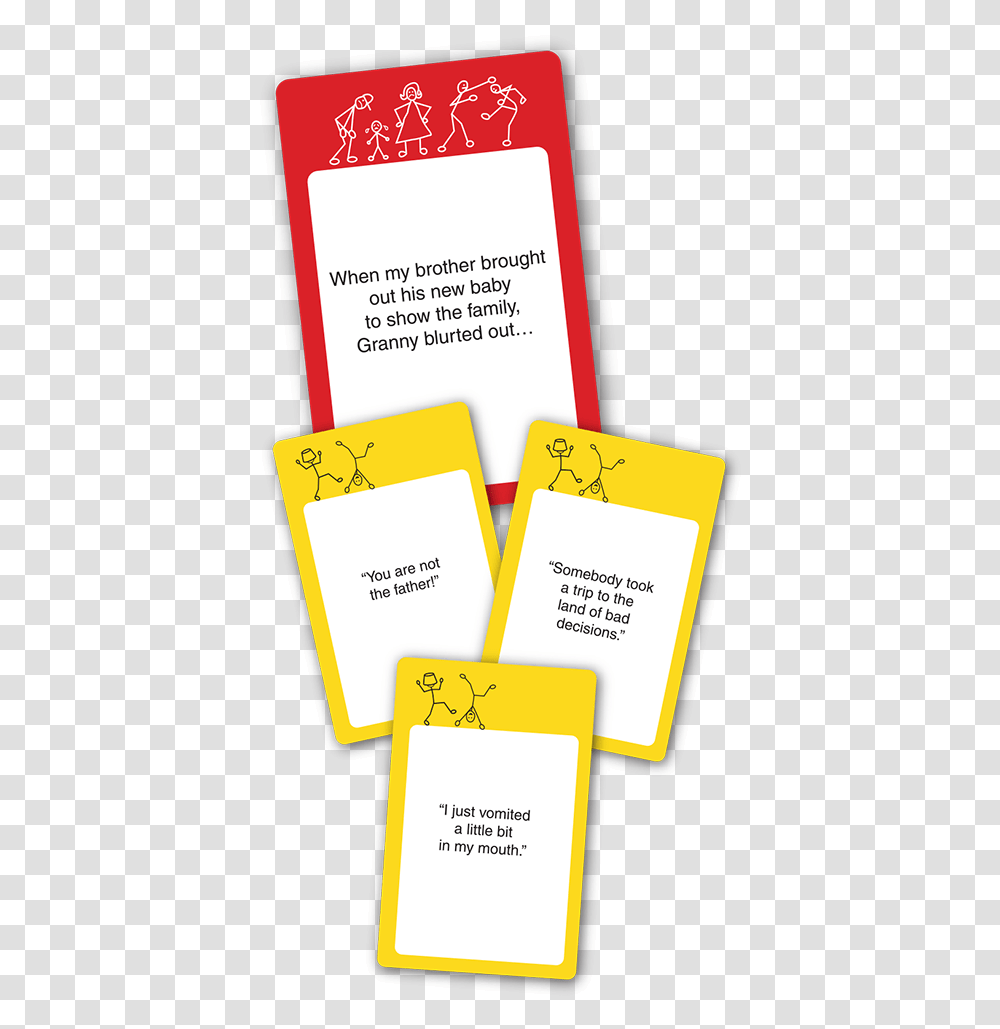 Relative Insanity Card Game, Paper, Business Card, Page Transparent Png