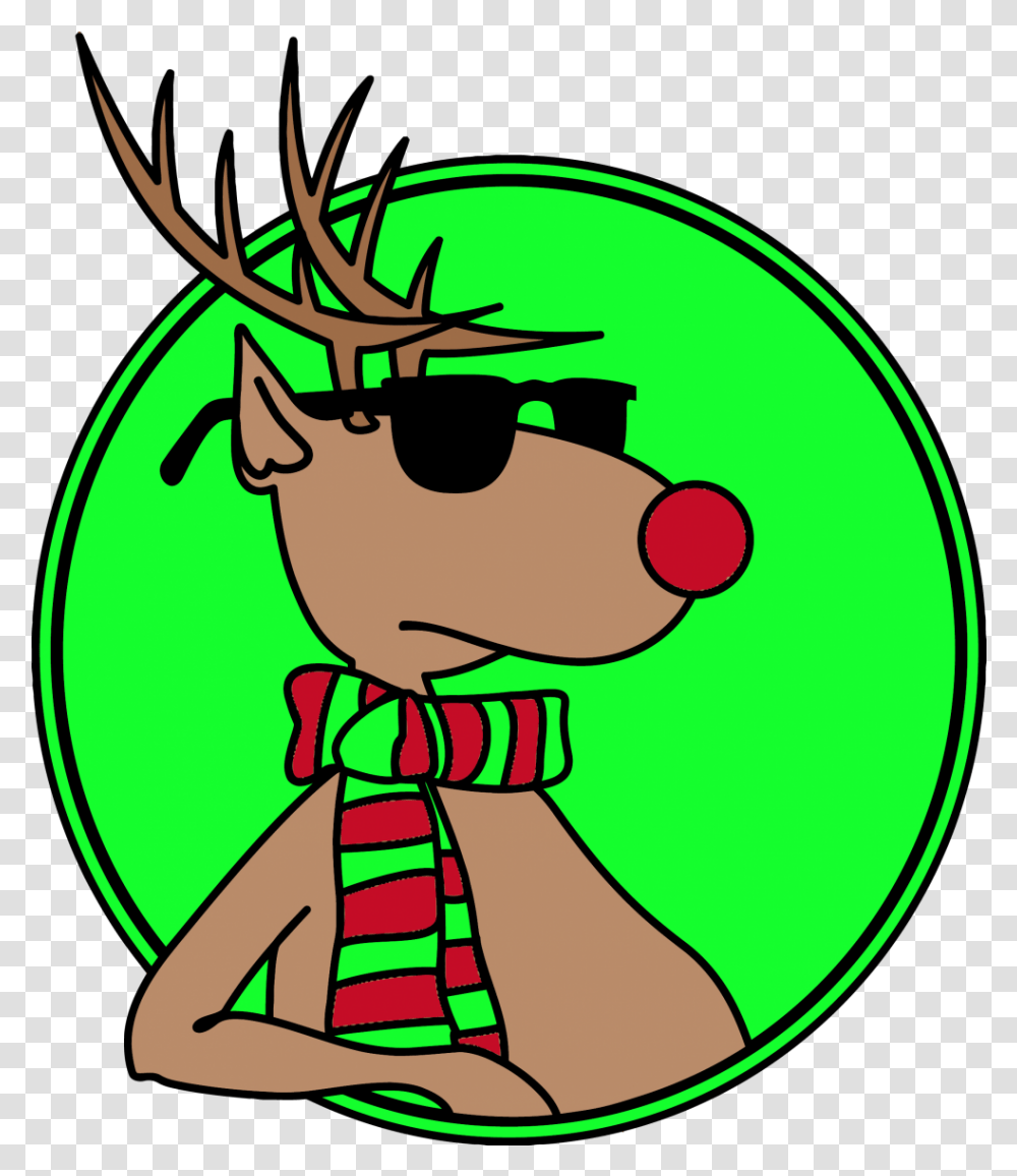 Relax Deer Clipart Free Christmas Clip Art, Sunglasses, Accessories, Accessory, Face Transparent Png