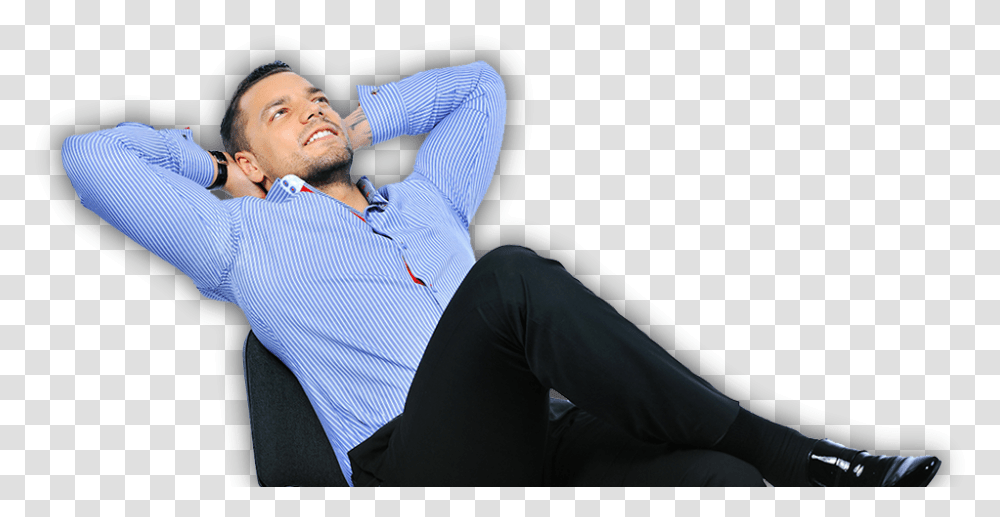 Relaxed Person, Cushion, Sitting, Face Transparent Png