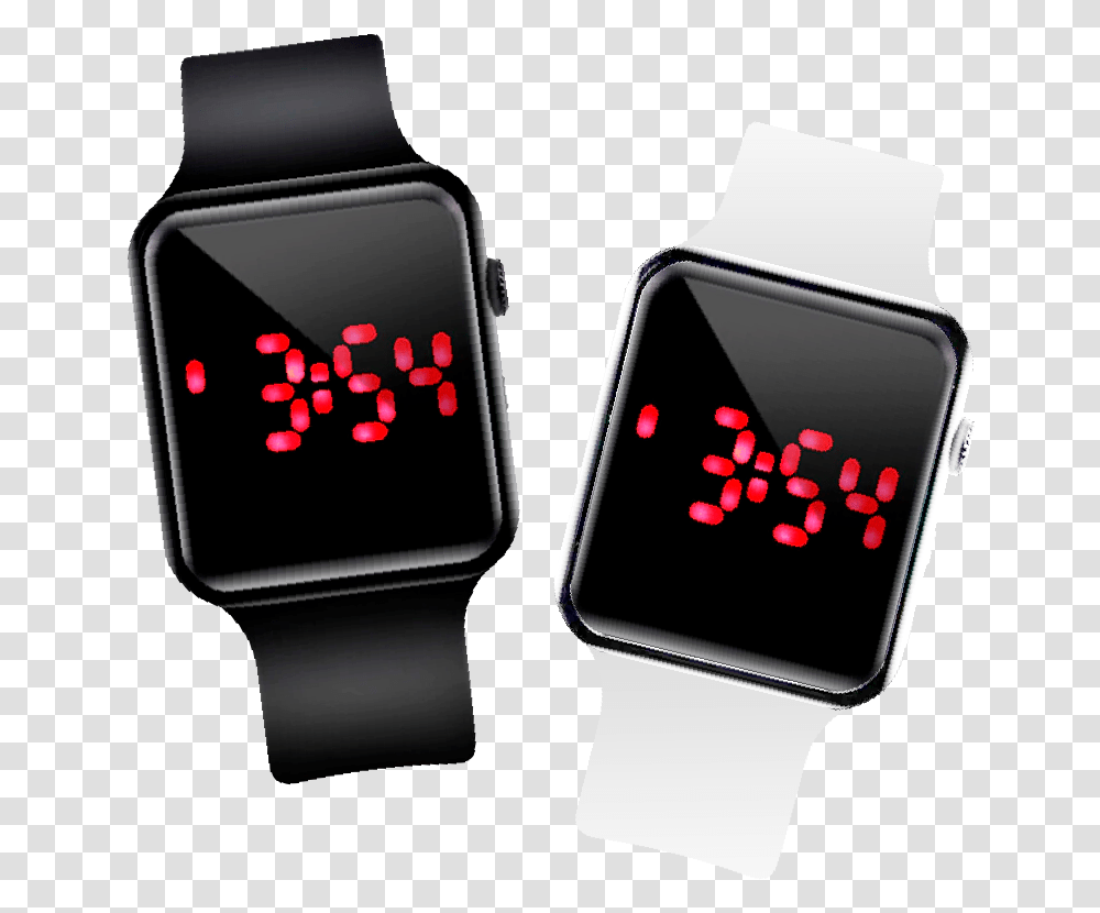 Relgio Digital De Pulso, Digital Watch, Wristwatch Transparent Png