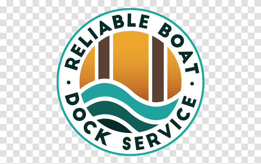 Reliable Boat Dock Service Logo, Trademark, Label Transparent Png
