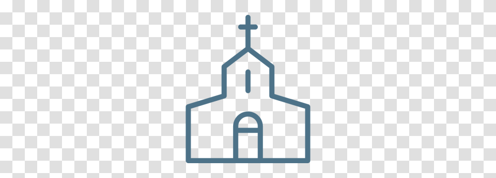 Religion Clipart Small Church, Cross, Silhouette Transparent Png