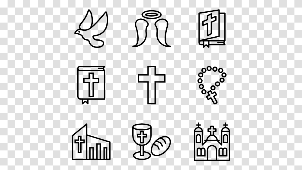 Religion Elements Hand Drawn, Gray, World Of Warcraft Transparent Png