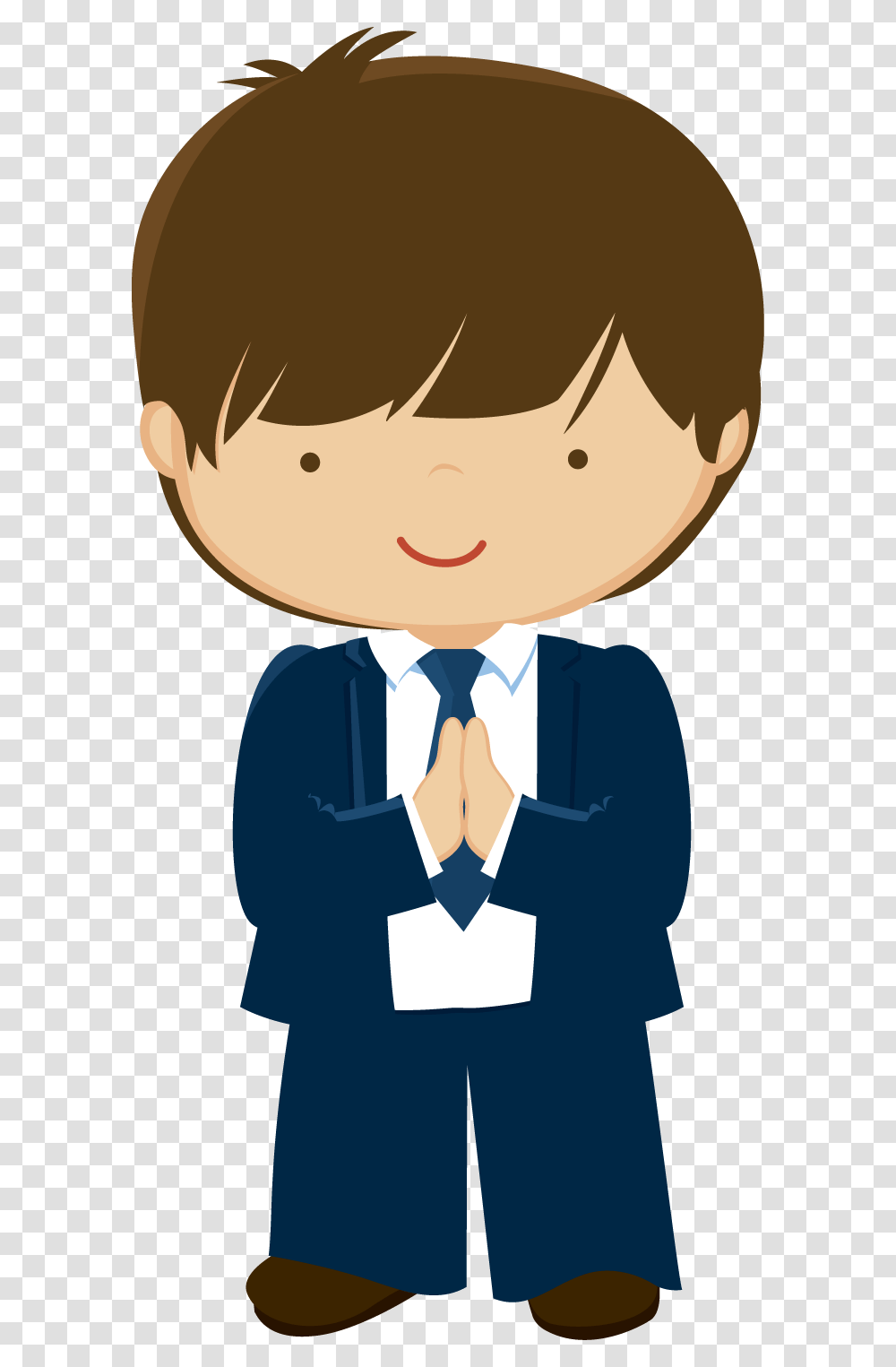 Religious Babyoy Clipart Communion First, Person, Human, Tie, Accessories Transparent Png