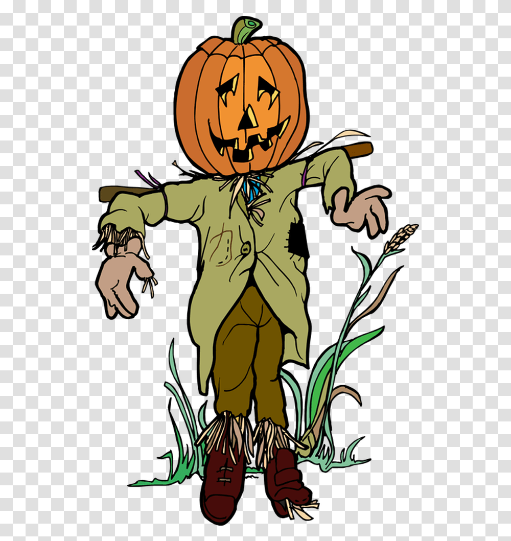 Religious Clipart Halloween Scarecrow Clipart, Plant, Person, Human, Book Transparent Png