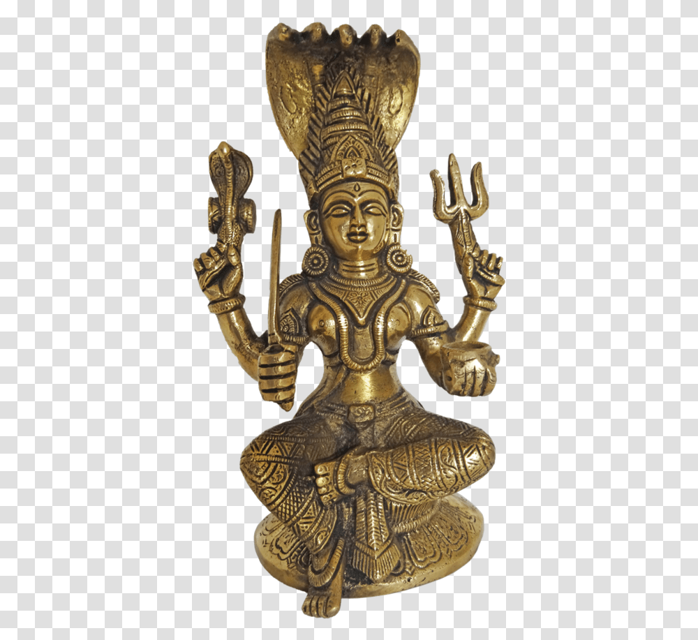 Religious God Durga Devi Brass Statue 4 X 10 Inch Statue, Emblem, Bronze, Cross Transparent Png
