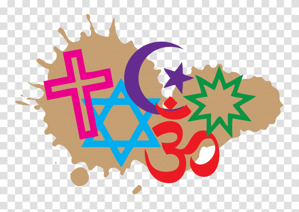 Religious Symbols Religious And Moral Education, Number, Crowd, Drawing Transparent Png