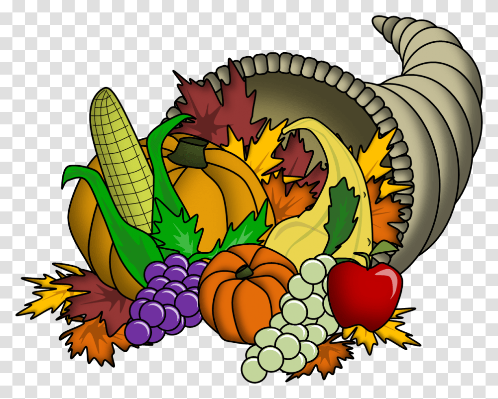 Religious Thanksgiving Clipart Happy Family, Plant, Dragon, Food, Banana Transparent Png